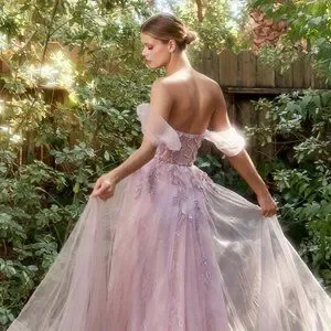 ANDRESDドレス all in one dress & tulle tops Andrea and Leo | Dresses | New Long Off Shoulder Embroidered